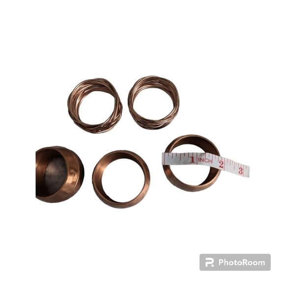 Copper Napkin Rings. 5. - Picture 4 of 4